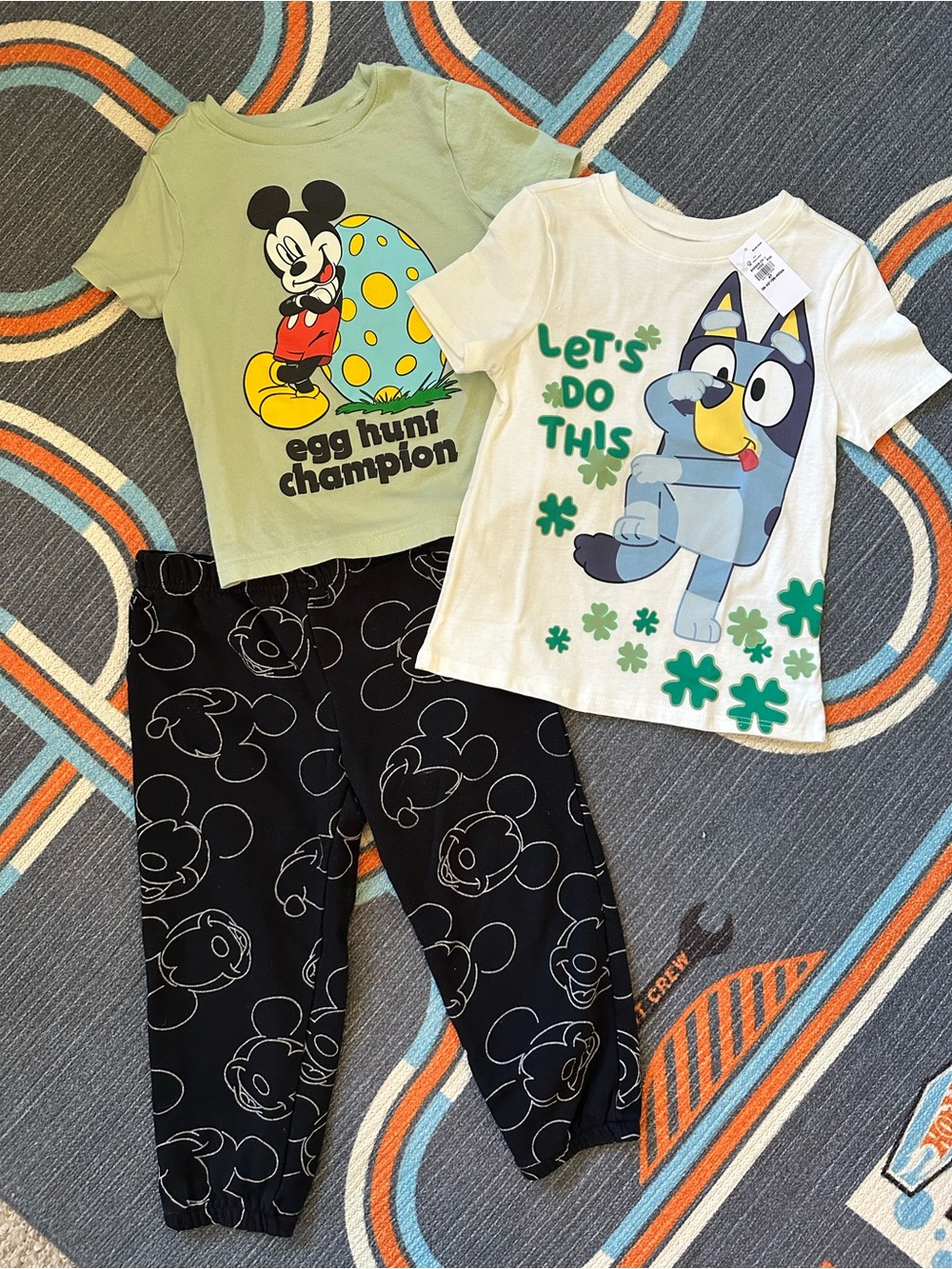 Disney & Bluey Kids Clothing Set